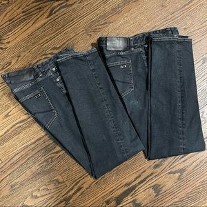 A|X Men's 32 Jeans Dark Wash Straight Cut 32R Regular Leg Armani Exchange